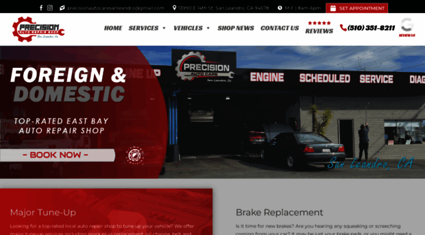 precisionautocaresanleandro.com