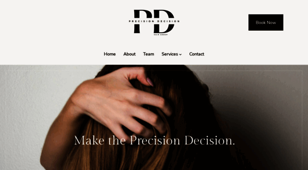 precisiondecisionhair.com