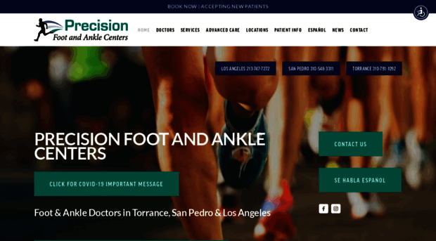 precisionfootandanklecenters.com