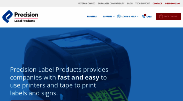 precisionlabelproducts.com