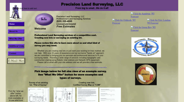 precisionlandsurveyingllc.com