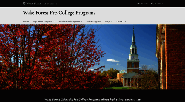 precollege.wfu.edu