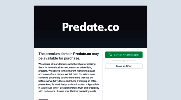 predate.co