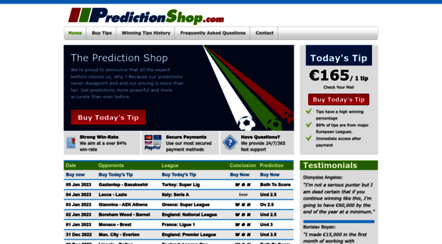 predictionshop.com