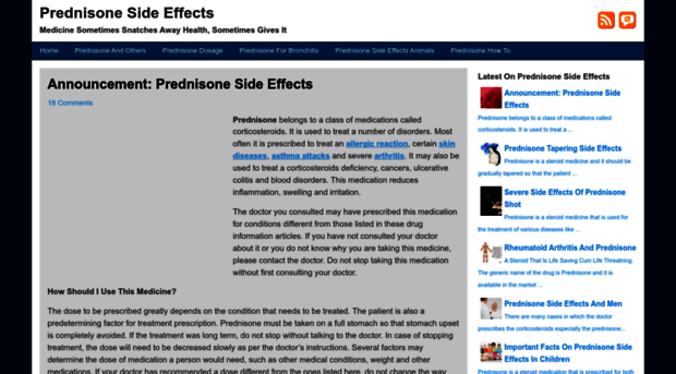 prednisonesideeffects.info