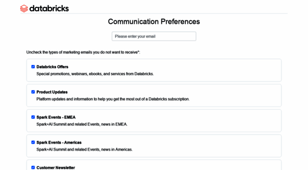 preferences.databricks.com