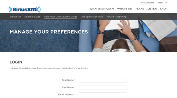 preferences.sirius.ca