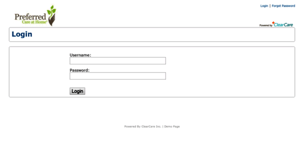 preferreddb.clearcareonline.com