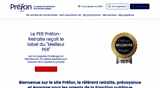prefon-retraite.fr