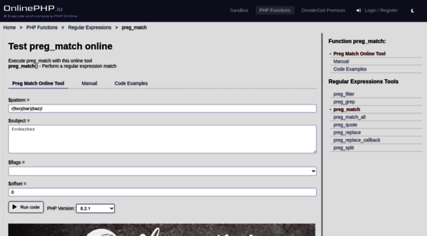 preg_match.onlinephpfunctions.com