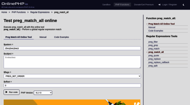 preg_match_all.onlinephpfunctions.com