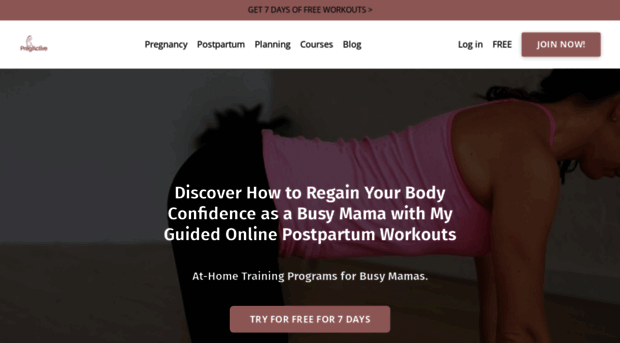 pregactivepostpregnancy.com