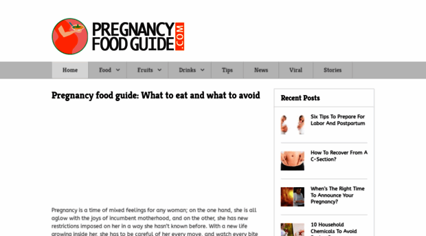 pregnancyfoodguide.com