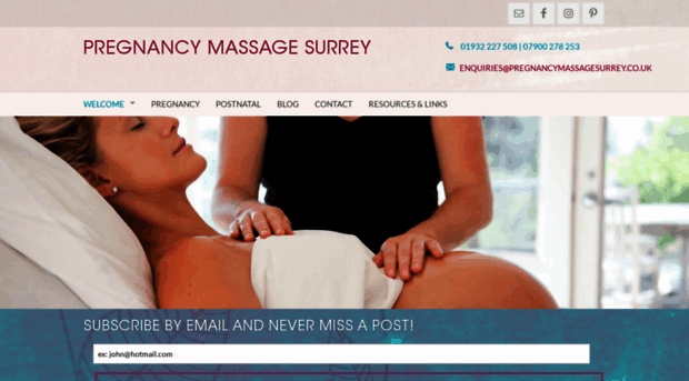 pregnancymassagesurrey.co.uk