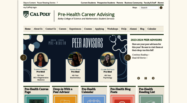 prehealth.calpoly.edu