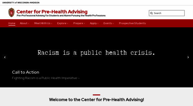 prehealth.wisc.edu