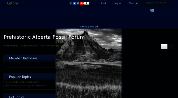 prehistoricalberta.lefora.com