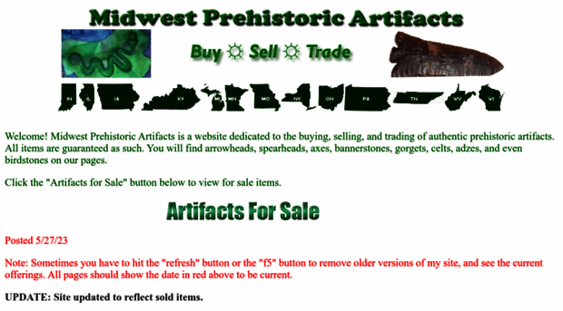 prehistoricartifacts.com