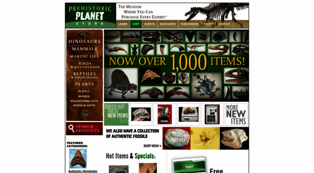 prehistoricstore.com