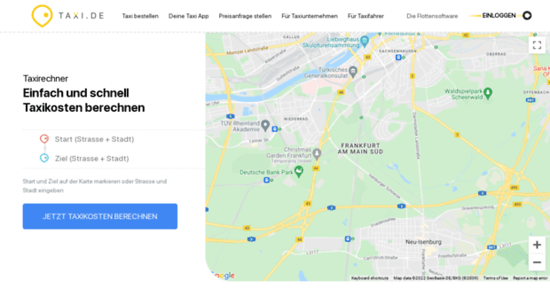 preisrechner.taxi.de