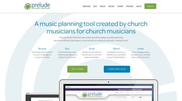 preludemusicplanner.org