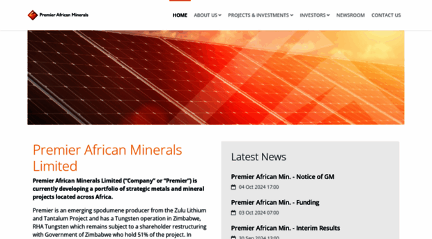 premierafricanminerals.com