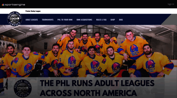 premierhockeyleagues.com