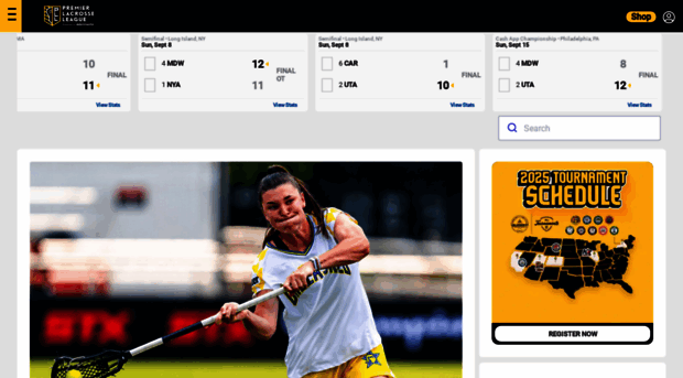 premierlacrosseleague.com