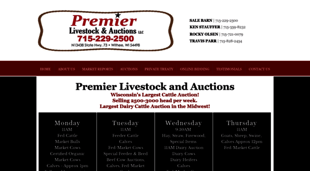 premierlivestockandauctions.com