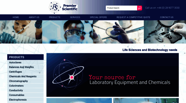 premierscientific.co.uk