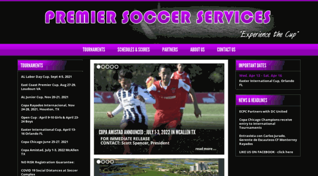 premiersoccerservices.com