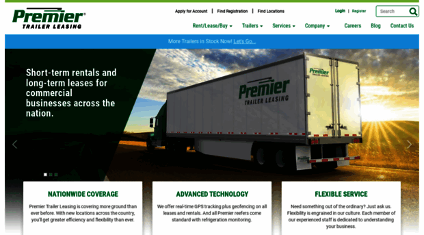 premiertrailerleasing.com