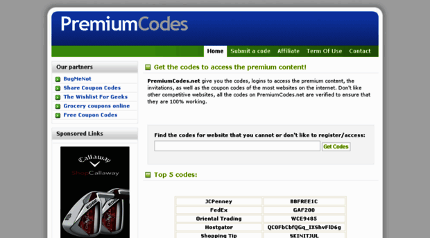 premiumcodes.net