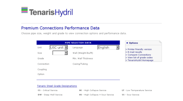 premiumconnectiondata.tenaris.com