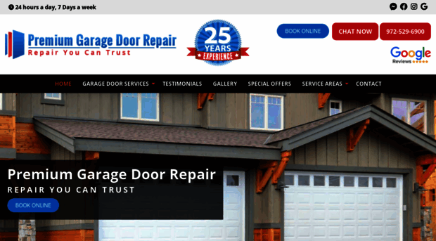 premiumgaragedoorrepair.net