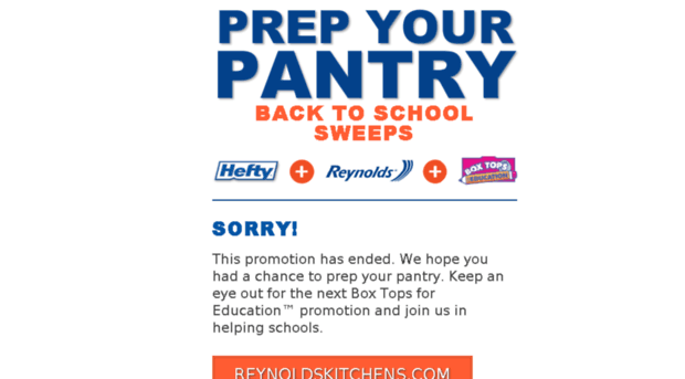 prepyourpantrysweeps.com