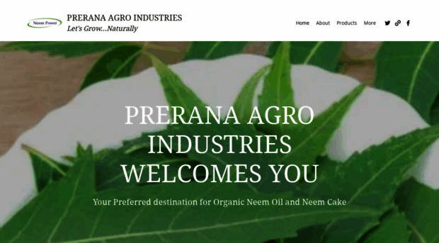 preranaagroindustries.com