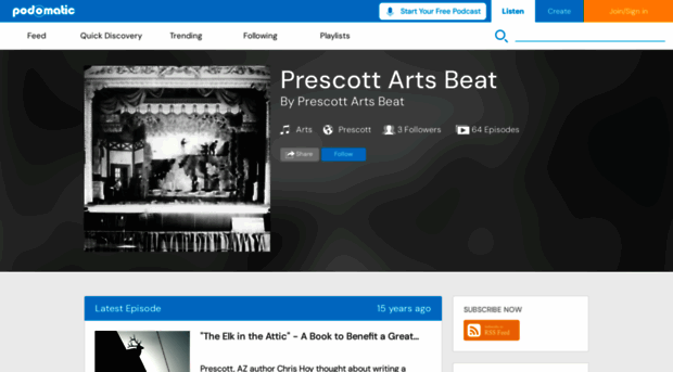 prescottartsbeat.podomatic.com