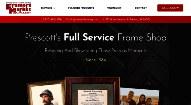 prescottframing.com