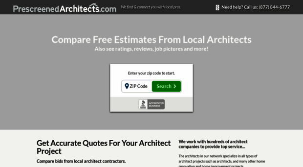 prescreenedarchitects.com