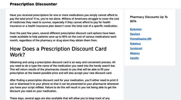 prescriptiondiscounter.com