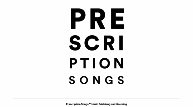 prescriptionsongs.com