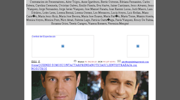 presentadores.centraldelespectaculo.com