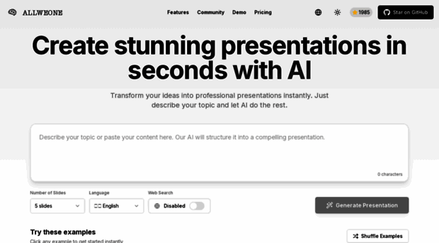 presentation.allweone.com