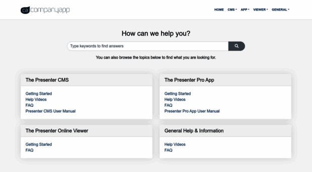 presenter-help.companyapp.co.uk