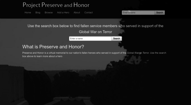 preserveandhonor.org