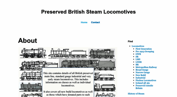 preservedbritishsteamlocomotives.com