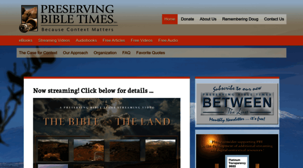 preservingbibletimes.org