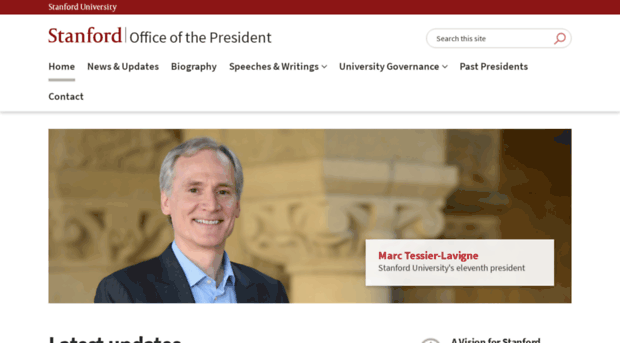 president.stanford.edu