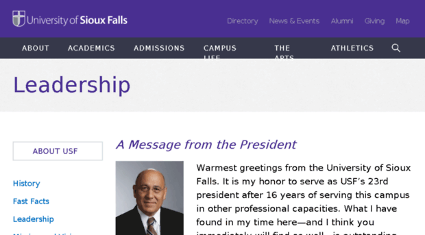 presidentialsearch.usiouxfalls.edu